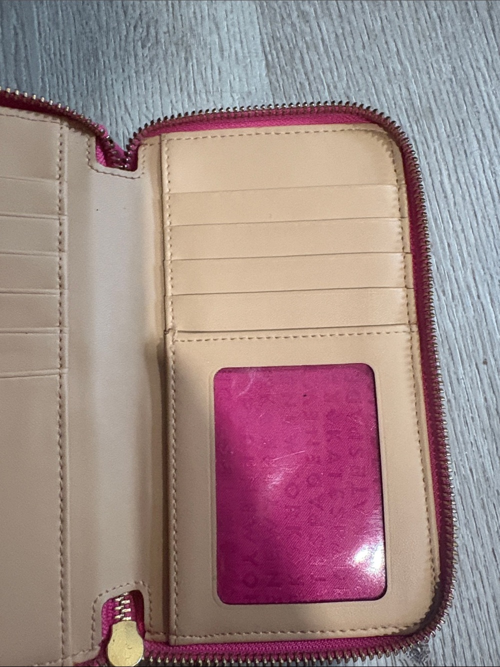 Kate Spade Pink Pebbled Leather Wallet - Picture 5 of 7